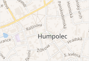 Soukenická v obci Humpolec - mapa ulice