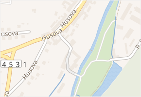 Mikulášova v obci Husinec - mapa ulice