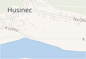K Lomu v obci Husinec - mapa ulice