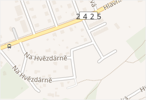 U Tří Jezevčíků v obci Husinec - mapa ulice