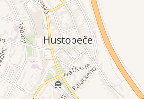 Kosmákova v obci Hustopeče - mapa ulice