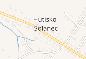 Hutisko v obci Hutisko-Solanec - mapa části obce