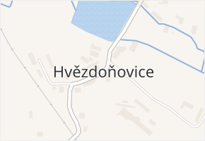 Hvězdoňovice v obci Hvězdoňovice - mapa části obce