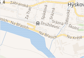 Nádražní v obci Hýskov - mapa ulice