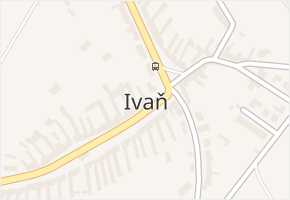 Ivaň v obci Ivaň - mapa části obce