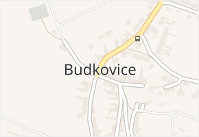 Budkovice v obci Ivančice - mapa části obce