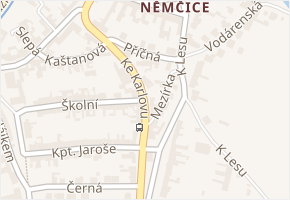 Ke Karlovu v obci Ivančice - mapa ulice