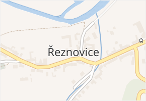 Řeznovice v obci Ivančice - mapa části obce