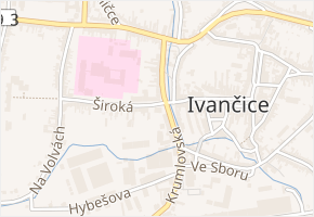 Tesařovo náměstí v obci Ivančice - mapa ulice