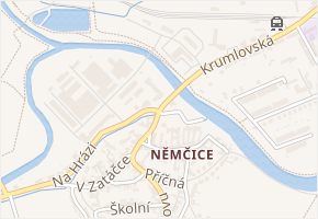 Za Mostem v obci Ivančice - mapa ulice