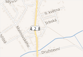 Veselá v obci Ivanovice na Hané - mapa ulice