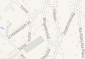 Brigádnická v obci Jablonec nad Nisou - mapa ulice