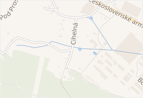Cihelná v obci Jablonec nad Nisou - mapa ulice