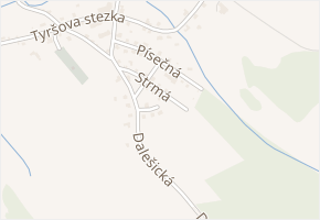 Dalešická v obci Jablonec nad Nisou - mapa ulice