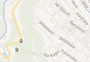 Družstevní v obci Jablonec nad Nisou - mapa ulice