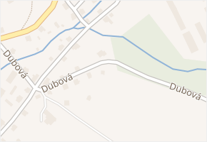 Dubová v obci Jablonec nad Nisou - mapa ulice