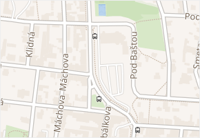 Horní náměstí v obci Jablonec nad Nisou - mapa ulice
