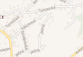 Jasná v obci Jablonec nad Nisou - mapa ulice