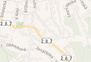 Jelení v obci Jablonec nad Nisou - mapa ulice