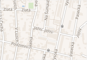 Jitřní v obci Jablonec nad Nisou - mapa ulice