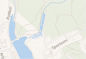 K Rybárně v obci Jablonec nad Nisou - mapa ulice