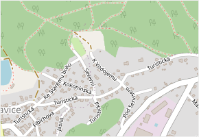 K Vodojemu v obci Jablonec nad Nisou - mapa ulice
