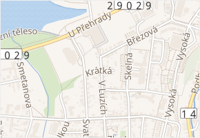 Krátká v obci Jablonec nad Nisou - mapa ulice
