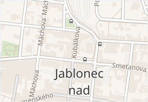 Kubálkova v obci Jablonec nad Nisou - mapa ulice