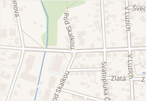 Mánesova v obci Jablonec nad Nisou - mapa ulice