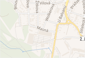 Masná v obci Jablonec nad Nisou - mapa ulice