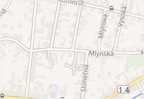 Mlýnská v obci Jablonec nad Nisou - mapa ulice