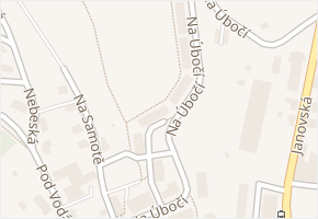 Na Úbočí v obci Jablonec nad Nisou - mapa ulice