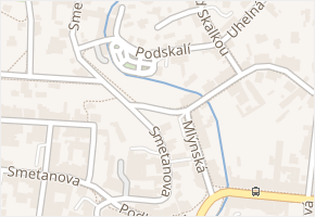 Nad Mlýnem v obci Jablonec nad Nisou - mapa ulice