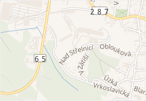 Nad Střelnicí v obci Jablonec nad Nisou - mapa ulice