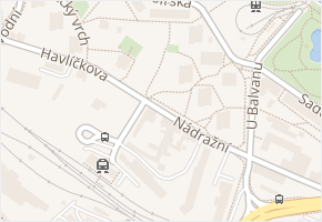 Nádražní v obci Jablonec nad Nisou - mapa ulice