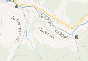 Nový Svět v obci Jablonec nad Nisou - mapa ulice
