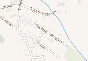 Písečná v obci Jablonec nad Nisou - mapa ulice