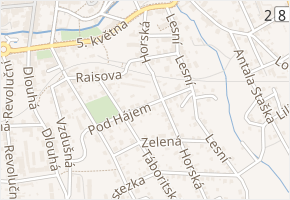 Pod Hájem v obci Jablonec nad Nisou - mapa ulice