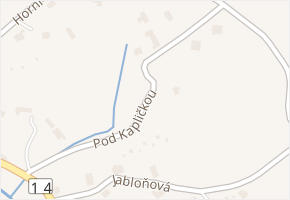 Pod Kapličkou v obci Jablonec nad Nisou - mapa ulice