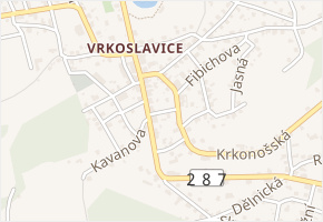Polední v obci Jablonec nad Nisou - mapa ulice