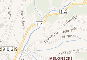Přemyslova v obci Jablonec nad Nisou - mapa ulice