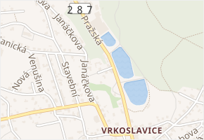 Příkrá v obci Jablonec nad Nisou - mapa ulice