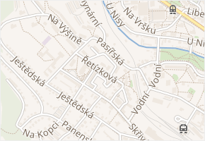 Řetízková v obci Jablonec nad Nisou - mapa ulice