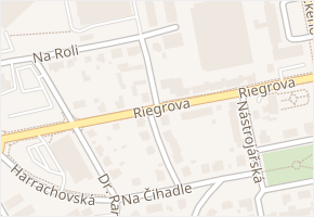 Rooseveltova v obci Jablonec nad Nisou - mapa ulice