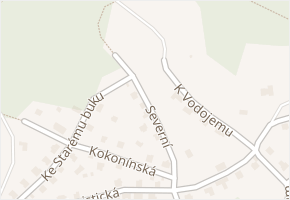 Severní v obci Jablonec nad Nisou - mapa ulice