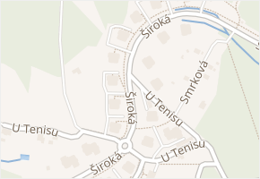 Široká v obci Jablonec nad Nisou - mapa ulice