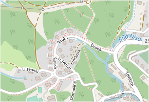 Smrková v obci Jablonec nad Nisou - mapa ulice