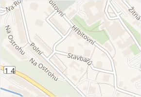 Stavbařů v obci Jablonec nad Nisou - mapa ulice