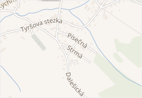 Strmá v obci Jablonec nad Nisou - mapa ulice