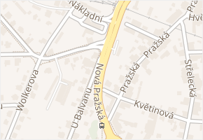 U Balvanu v obci Jablonec nad Nisou - mapa ulice